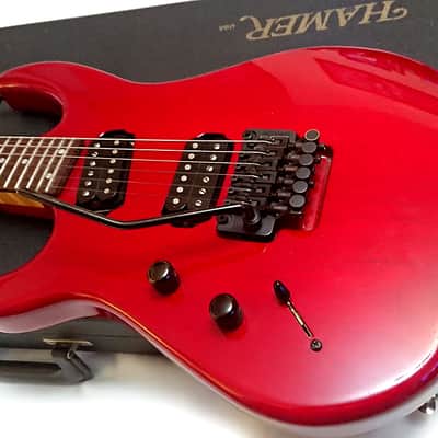 HAMER USA Diablo Left Handed in Transparent Cherry Red 1993 image 2