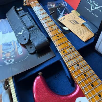 2026 Fender Custom Shop ‘57 Stratocaster SR25 Heavy Relic - Red Sparkle image 19