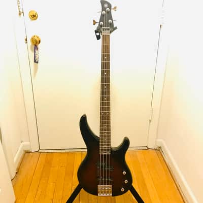 Upgraded Yamaha TRBX174 Sunburst modded 4 string EMG Hipshot fender pj 24 fret custom mod image 2