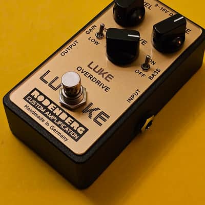 Rodenberg LUKE Steve Lukather Signature Overdrive 2021 - Present - Gold / Black image 4