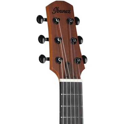 Ibanez AUP10N Tenor Ukulele (with Gig Bag), Open Pore Natural image 6