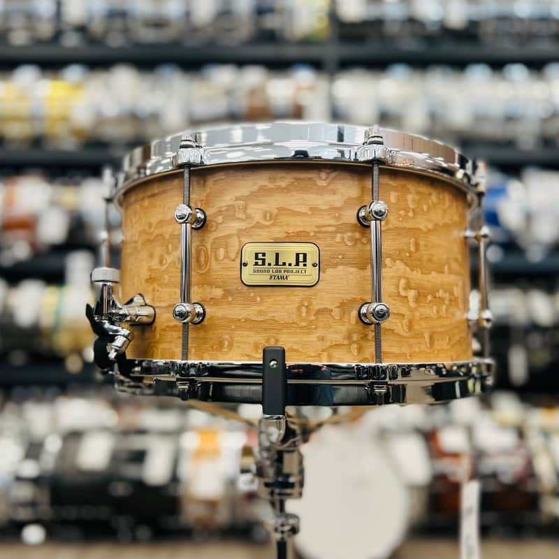 Tama S.L.P. 7x13" G-Maple Snare Drum (Satin Tamo Ash) LGM137STA image 1