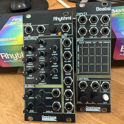Omnitone Beatsi and Rhythmi bundle eurorack drum sequencer and voice image 1
