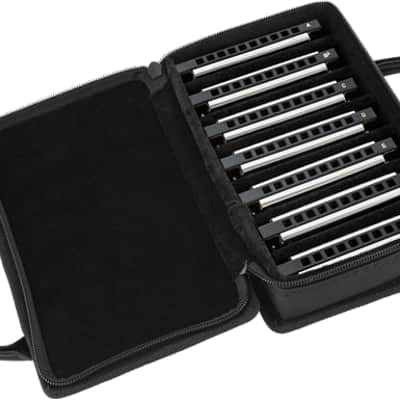 Fender Blues Deluxe Harmonica, Pack of 7, with Case image 2