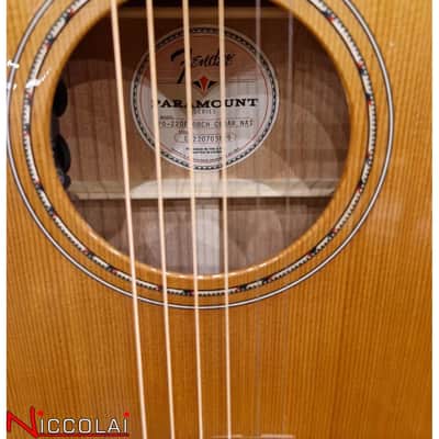 Fender Paramount FSR PO-220E Orchestra, Cedar Top image 5