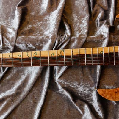 GB Liuteria Boutique guitar Ergal 6 string illuminated resin image 18
