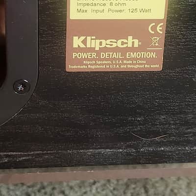 Klipsch Klipsch RC-52 II Center Channel Speaker 90s - Black veneer image 8