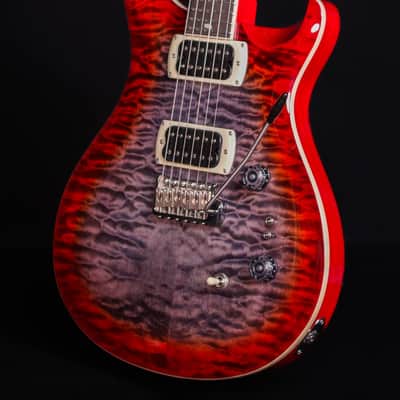 PRS SE Custom 24-08 - Quilt Package, Charcoal Cherry Burst image 2