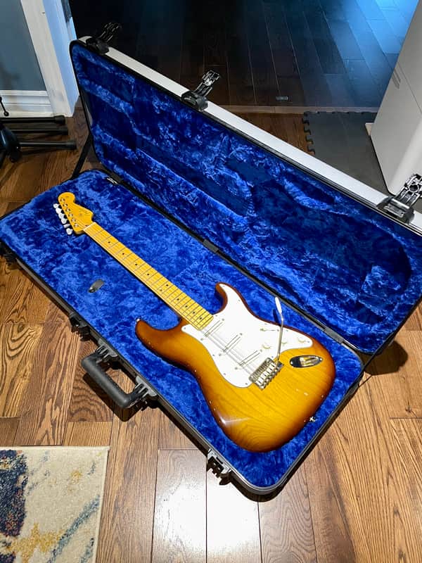 Fender 75th Anniversary Commemorative Stratocaster 2021 - 2-Color Bourbon Burst image 1