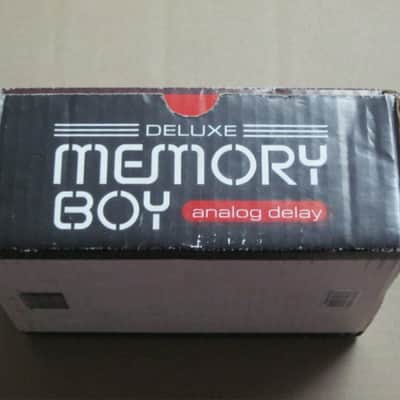 visibly used condition genuine Electro-Harmonix EMPTY CARDBOARD BOX + original Owner's Manual and original Warranty & Registration paperwork ONLY for EXO Deluxe Memory Boy (NO pedal, NO power supply) 2010s- 2020s (specifically from 2013) image 9