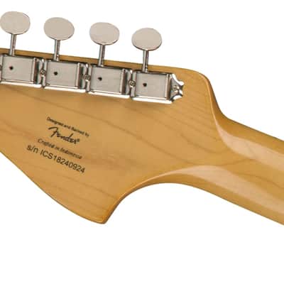 Squier Classic Vibe Bass VI 6-String Bass Guitar, Laurel Fingerboard, Black image 5