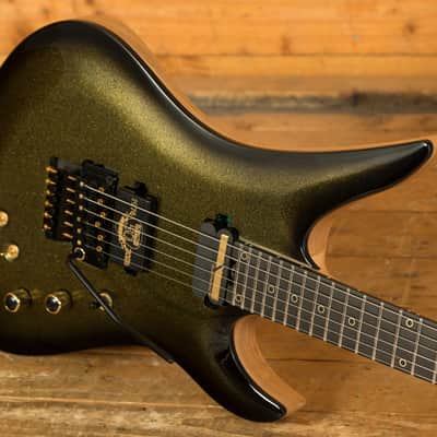 Schecter Avenger FR S 50th Anniversary - Ebony - Gold Burst image 5