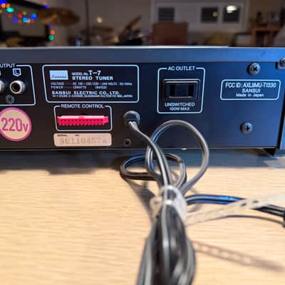 Sansui T-7 AM/FM Stereo Auto Search Tuner Perfect Working Condition Serviced image 9