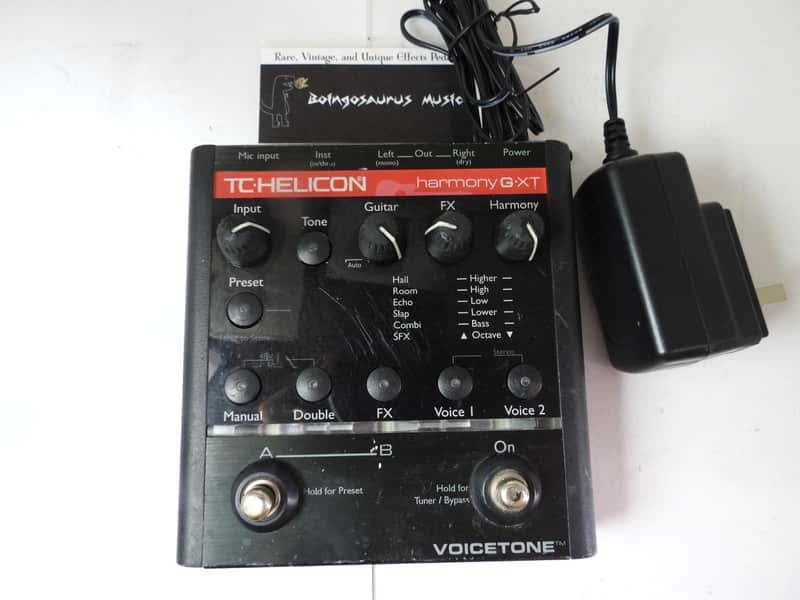 TC Helicon Voicetone Harmony G XT Vocal Effects Processor Pedal w/Power Supply image 1
