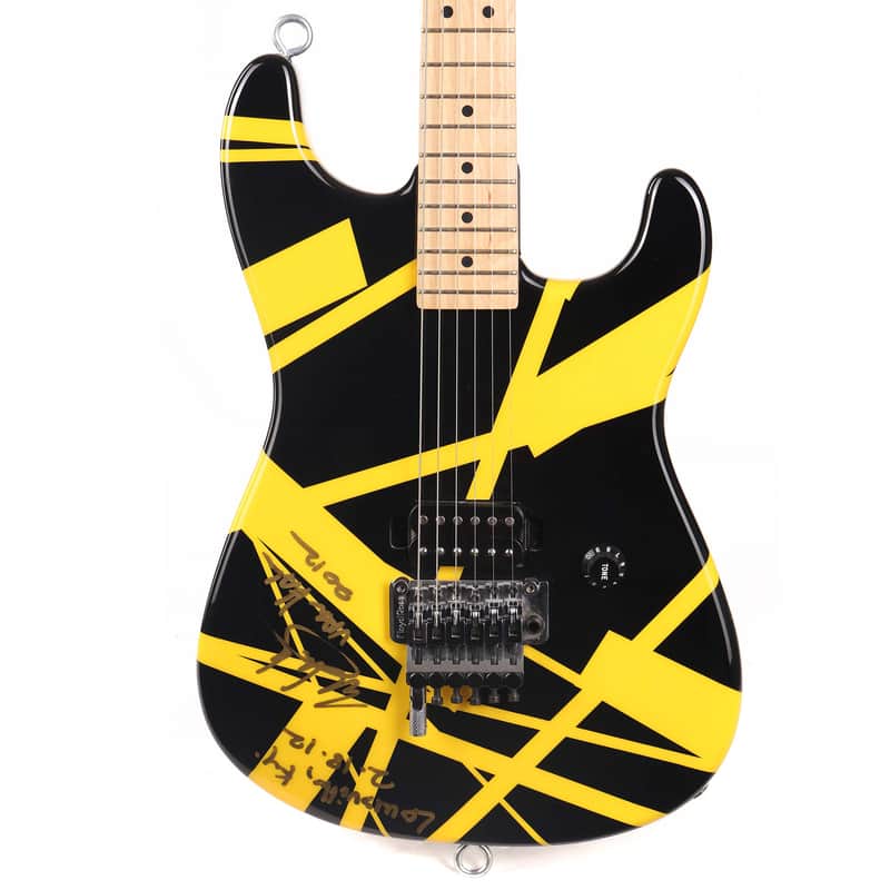 2012 Charvel EVH Art Series Black and Yellow
