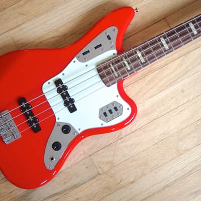 2008 Fender Jaguar Bass Hot Rod Red Active Jazz Bass Japan CIJ w/ Gigbag image 1