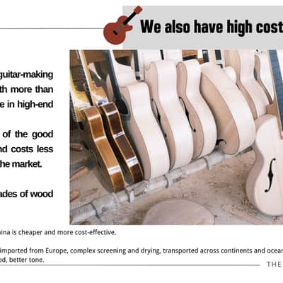 Archtop Acoustic/Maple Hollow body jazz Guitar 2025 Natural image 16