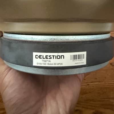 Celestion G15V-100 Fullback 15" 100-Watt 16ohm Guitar Amp Speaker 2020s - Gold image 3