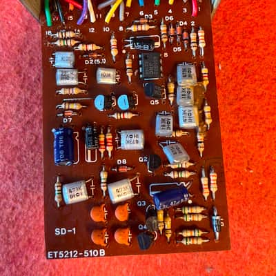 BOSS SD-1 Super OverDrive (Black Label Made in Taiwan) 1988 - 1997 image 7