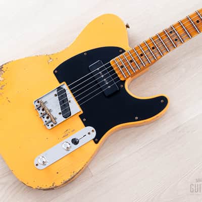 2023 Fender Custom Shop 1952 Telecaster Streamlined U Heavy Relic Butterscotch Blonde w/ P-90, Case, CoA, Lightweight Ash image 1