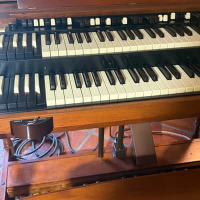 Hammond B3 1957 - Natural Mahogany Serial #65270 image 9
