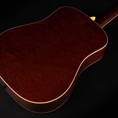 2000 Taylor XXV-DR 25th Anniversary - Natural | USA Limited Edition #350 / 500 Dreadnought Acoustic Guitar Quilted Sapele 18k Gold Inlays | CoA OHSC image 13