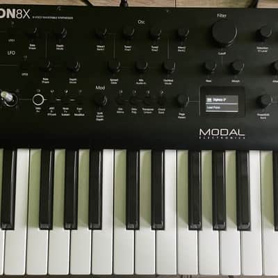 Modal Electronics Argon8X 8 Voice 61-Key FATAR Wavetable Synth 2020 Dark grey image 3