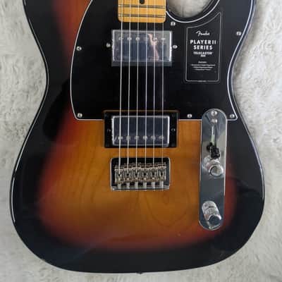 Fender Player II Telecaster HH Elec guitar, Maple Fingerboard, 3 Color Sunburst image 3