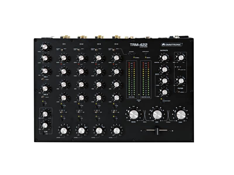 Omnitronic TRM-422 4-Channel Rotary Mixer | Reverb