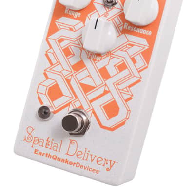 EarthQuaker Devices Spatial Delivery Sample & Hold Envelope Filter V2 2017 - Present - White Sparkle / Orange Print image 2
