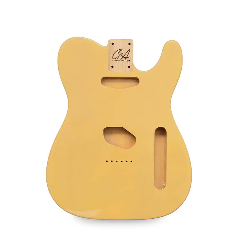 Telecaster Guitar Body - Translucent Butterscotch Blonde - 2 Piece American Alder image 1