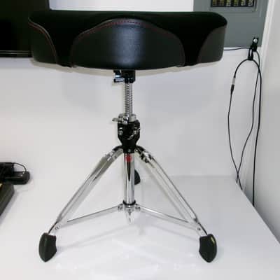Gibraltar 9608OS 9600 Series Pro Oversized Moto Drum Throne 2010s - Black/Chrome image 2