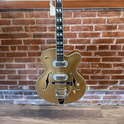 Eastman T58 Gold 16" Archtop Tonerider Filtertrons Bigsby image 2