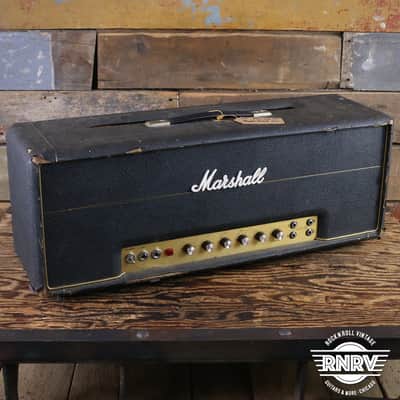 1973 Marshall JMP 1959 Super Lead 2-Channel 100-Watt Guitar Amp Head 1967 - 1975 - Black image 1