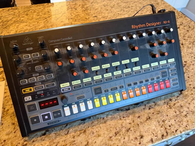 Behringer RD-8 Rhythm Designer 2019 - 2022 - Black image 1