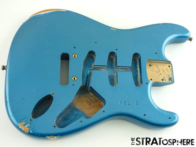 Fender USA Custom Shop Custom Strat Pro 2025 Relic BODY Aged Lake Placid Blue image 1