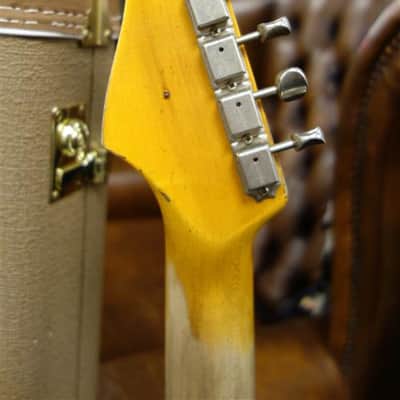 Fender '61 Strat Heavy Relic - Aged Vintage White over 3-Color Sunburst image 7