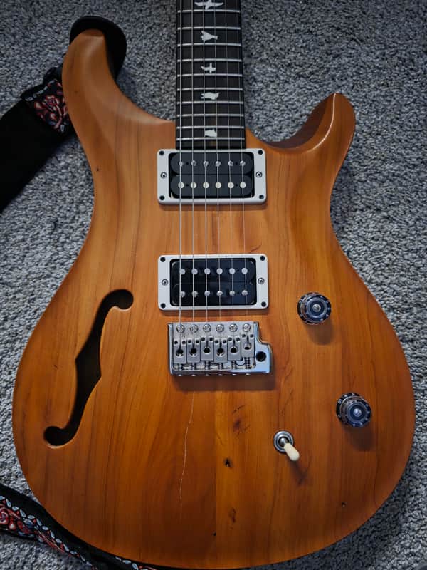 PRS Reclaimed Limited Peroba Rosa CE 24 Semi-Hollow 2017 - Natural image 1