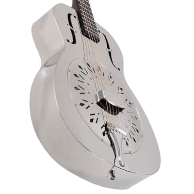 Recording King RM-998-D Metal Body Resonator Guitar - Chickenfoot Coverplate image 4