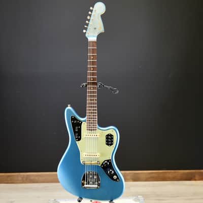 Fender 1964 Jaguar Journeyman Relic 3A Rosewood Fingerboard Faded Aged Lake Placid Blue image 4
