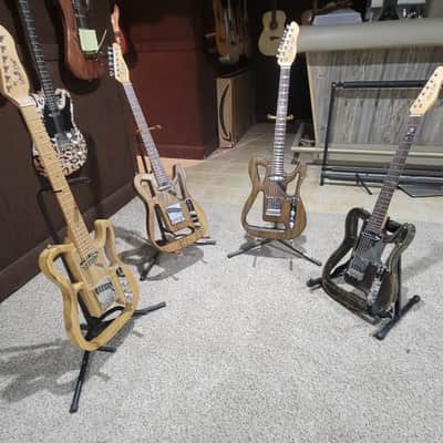 JIMCAT PIEZO HOLLOW medium walnut TELECASTER image 4