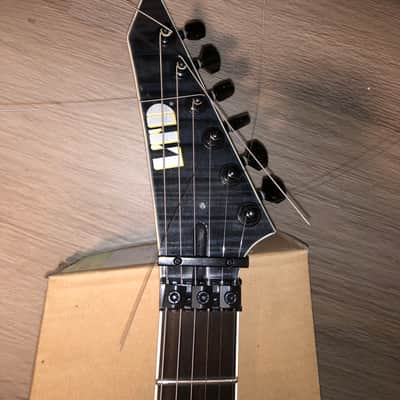 ESP LTD M-200 FM with Jatoba Fretboard 2018 - Present - See Thru Black image 3