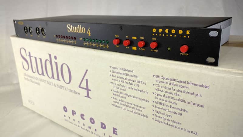 Opcode Studio 4 MIDI & SMPTE Interface (1992) image 1