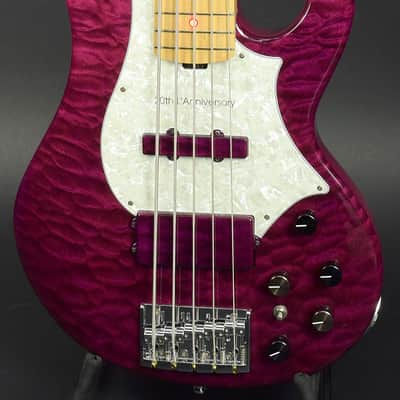 ESP 20th L'Anniversary Bardic See Thru Purple image 4
