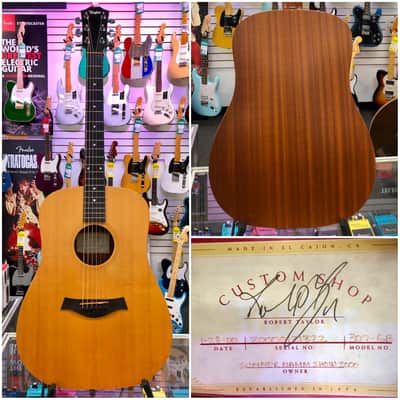 Made In USA 2000 Taylor Custom Shop 307-GB Big Baby with Pickup and Case - Signed by Bob Taylor image 1