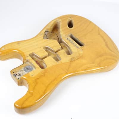 1972 Vintage Fender Stratocaster Ash BODY Natural ~ORIGINAL~ 1970s Strat image 3