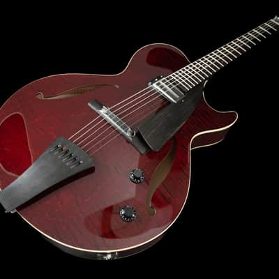 Collings Eastside LC Archtop, Laminated Maple Construction, Merlot Finish - NEW image 10