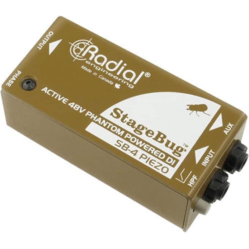 Radial Engineering Stagebug SB-4 Piezo Compact Active DI for Piezo Pickups image 1