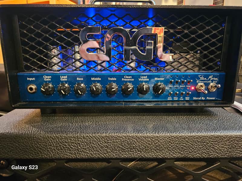 Engl E658 Steve Morse Signature 20 2-Channel 20-Watt Guitar Amp Head 2024 - Present - Blue / Black image 1