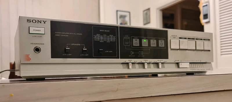 VINTAGE SONY INTEGRATED AMPLIFIER/JAPAN/PHONO/CD image 1